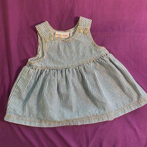 Baby Girl Jean Overall Skirts Size 12 months